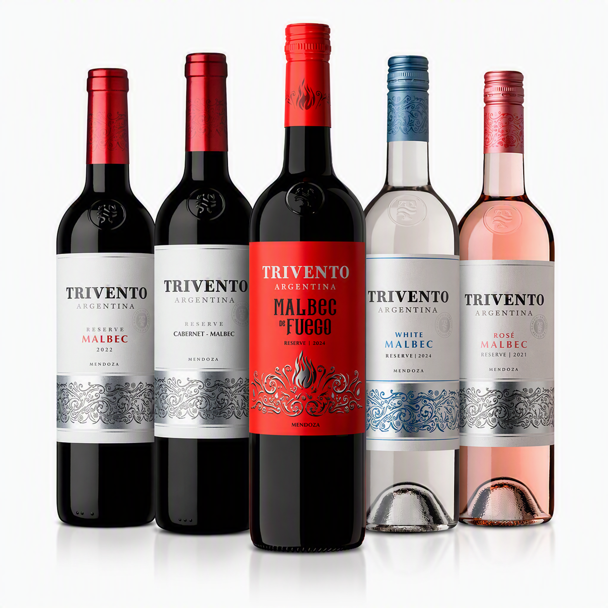 Kit Família Trivento Malbec - 5 garrafas