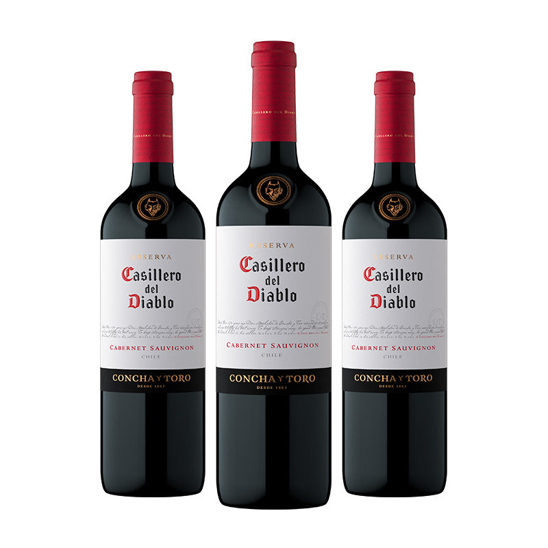 Kit Casillero Del Diablo Cabernet Sauvignon - 3 Garrafas