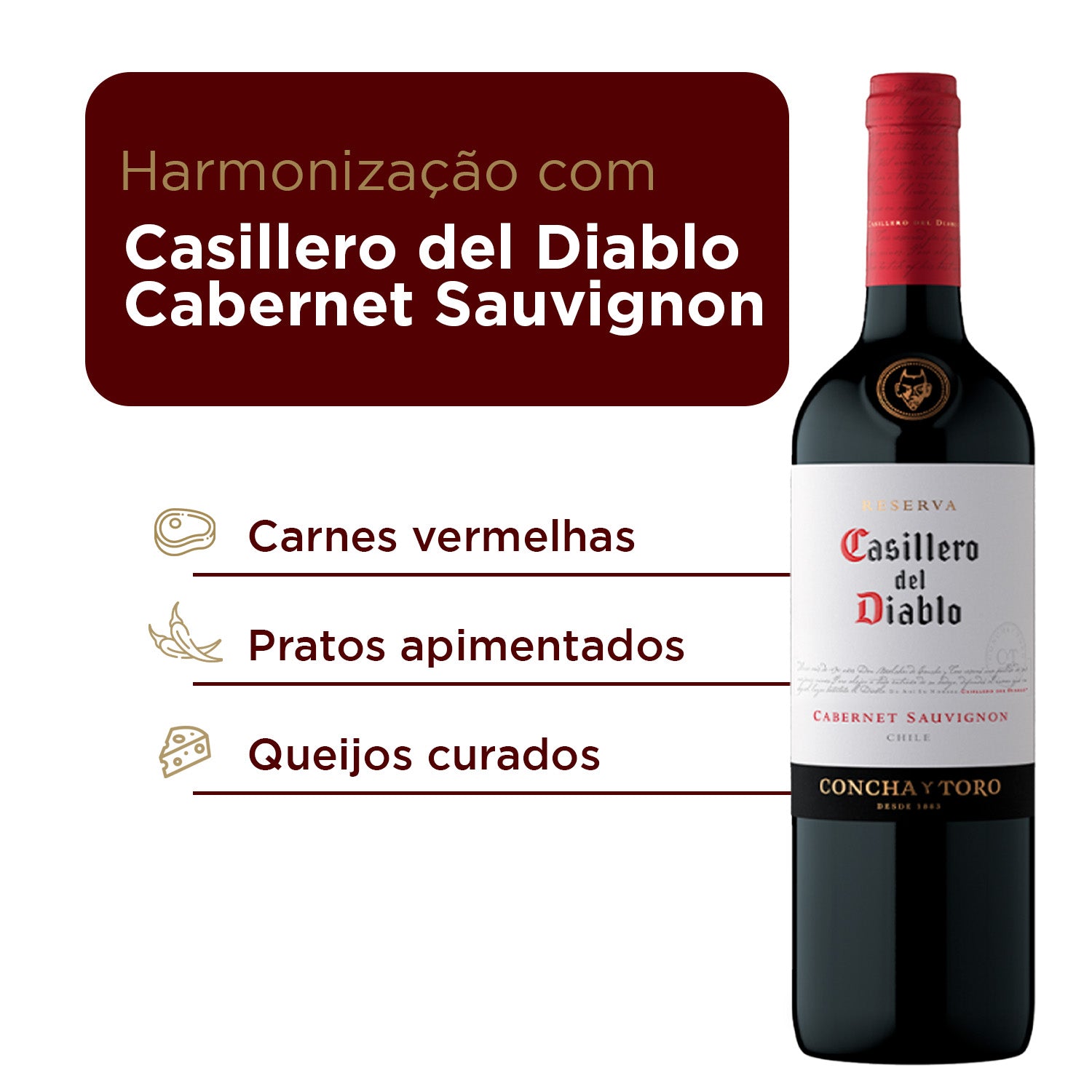 Casillero del Diablo Cabernet Sauvignon 750ml