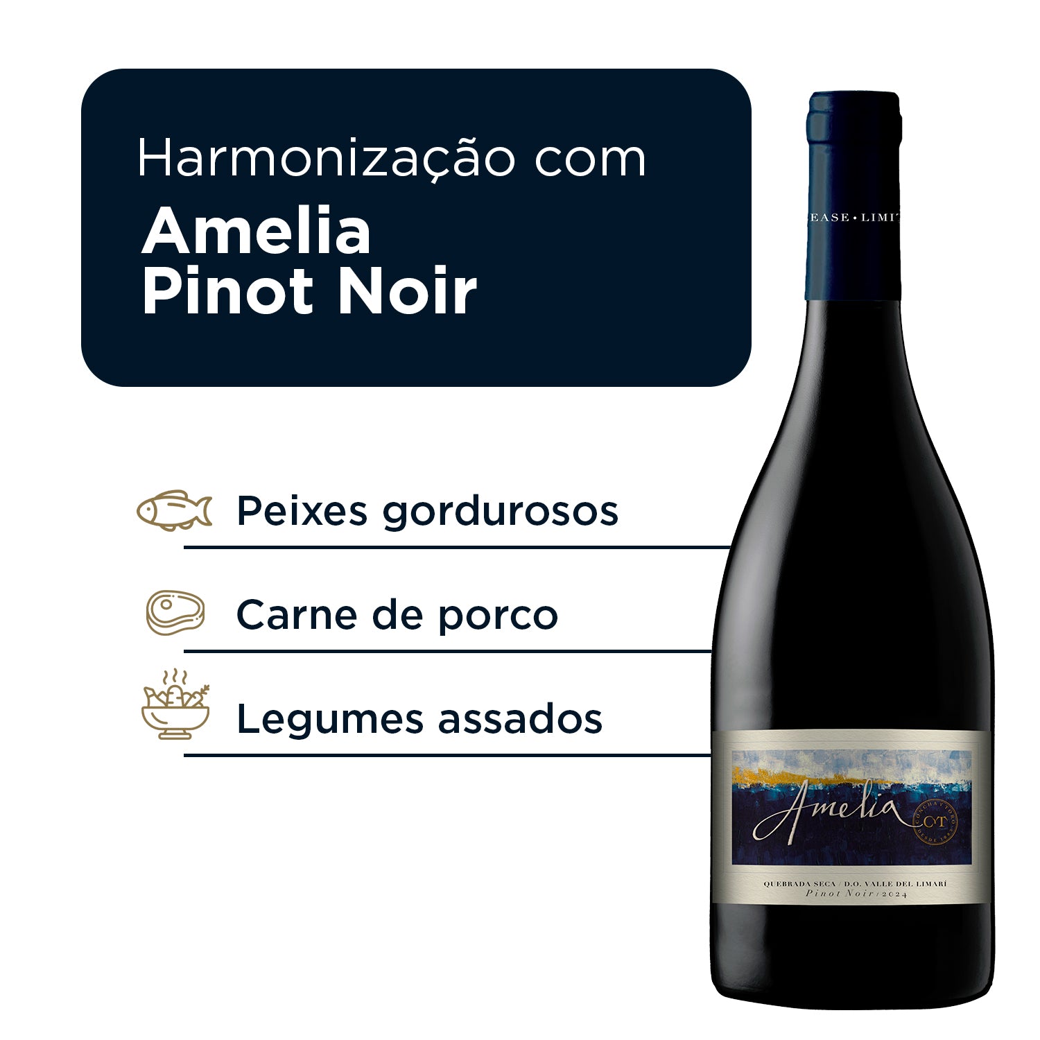 Kit Amelia Pinot Noir e Heritage - 2 garrafas