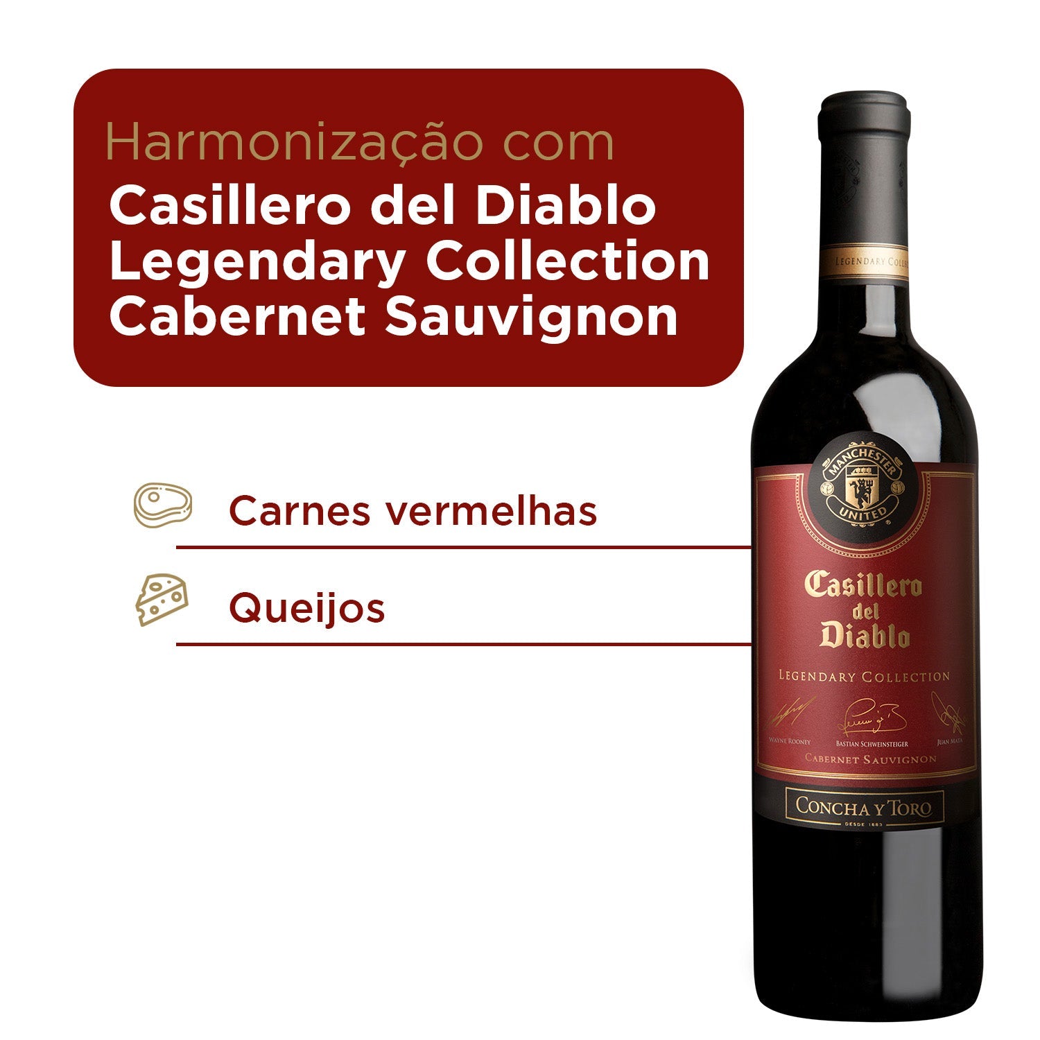 Casillero del Diablo Legendary Collection Manchester United