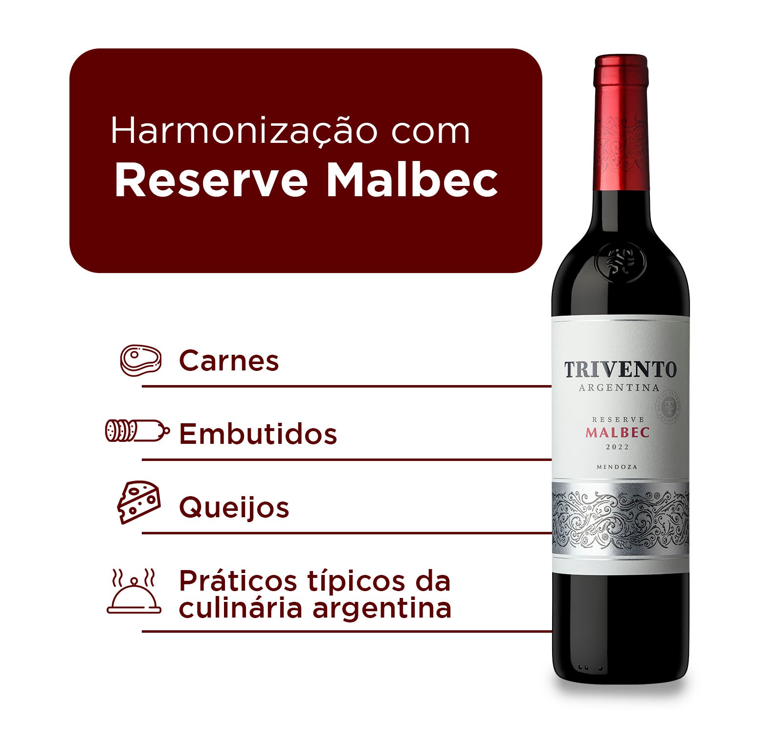 Kit Família Trivento Malbec - 5 garrafas