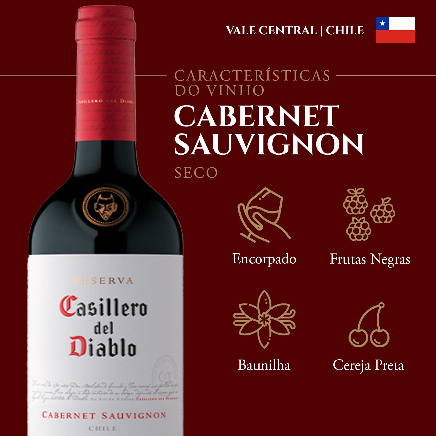 Casillero del Diablo Cabernet Sauvignon 750ml