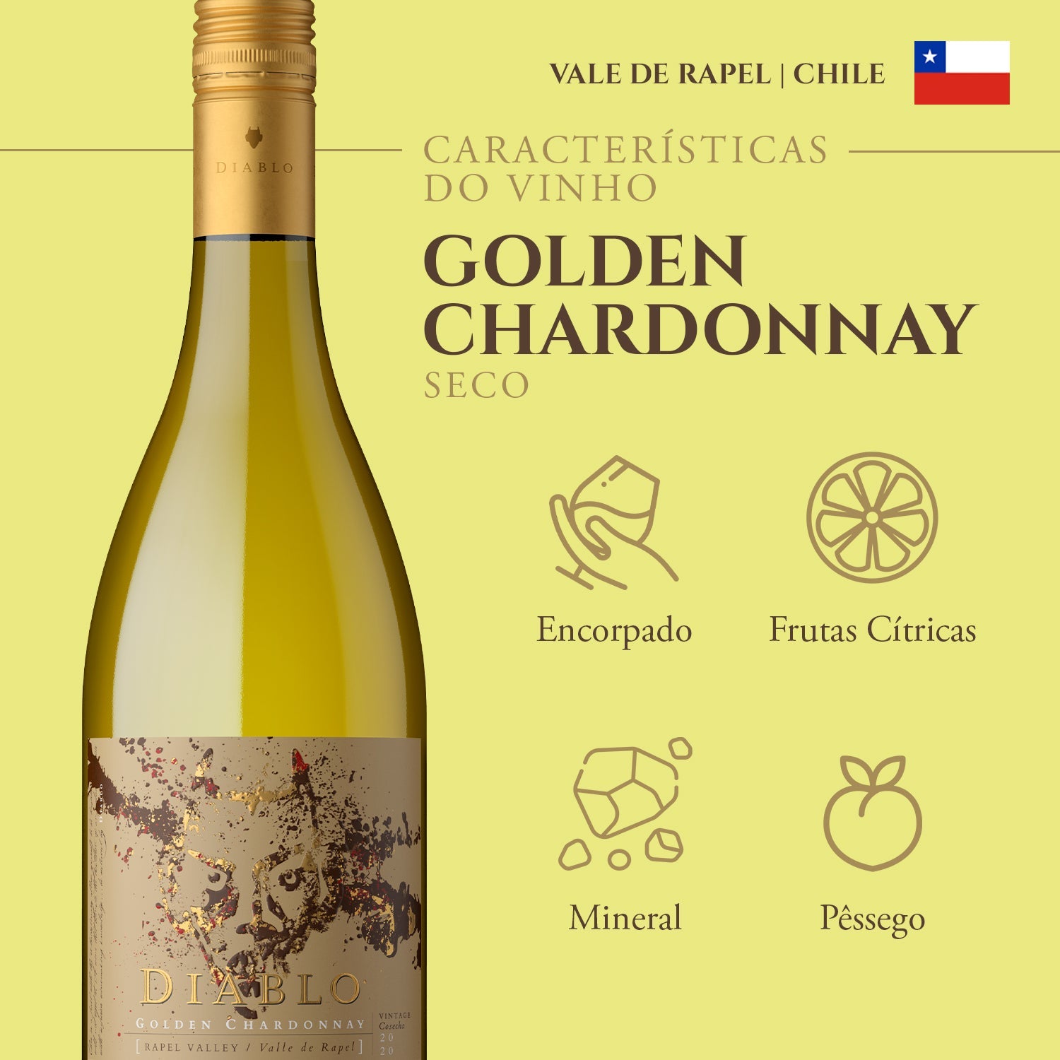 Diablo Golden Chardonnay – Descorcha BR