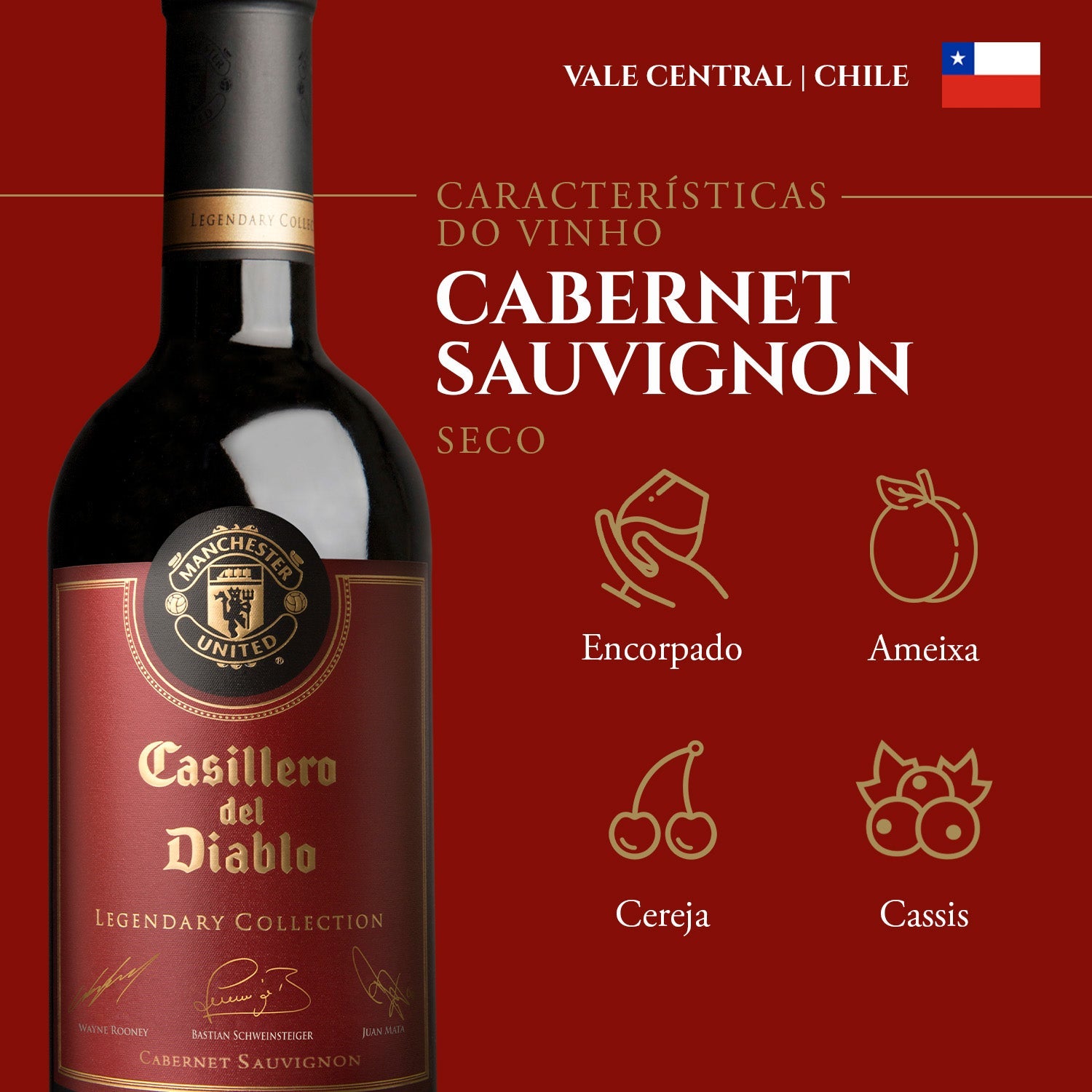Casillero del Diablo Legendary Collection Manchester United